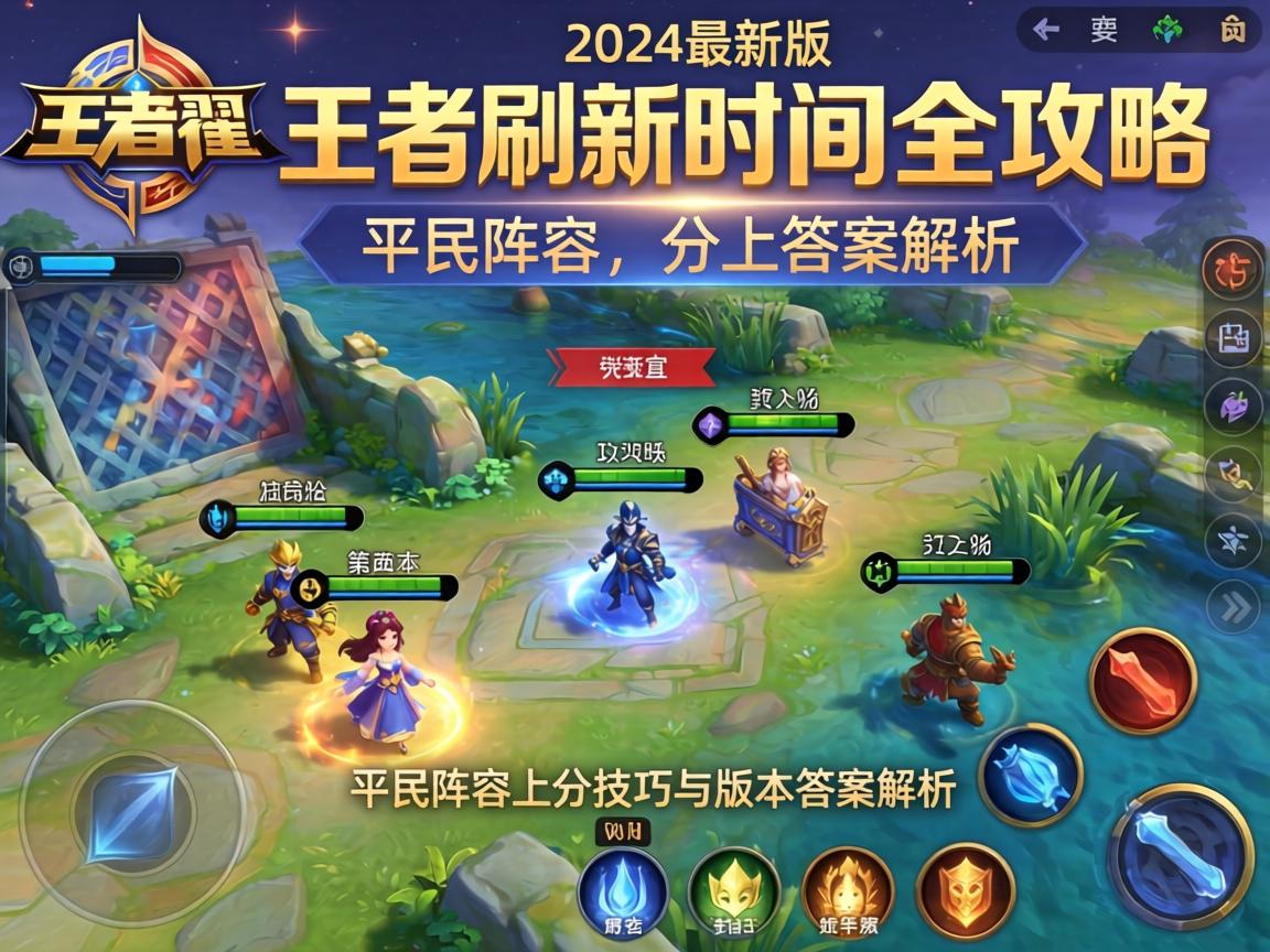 手游王者刷新时间全攻略，平民阵容上分技巧与版本答案解析（2024最新版）