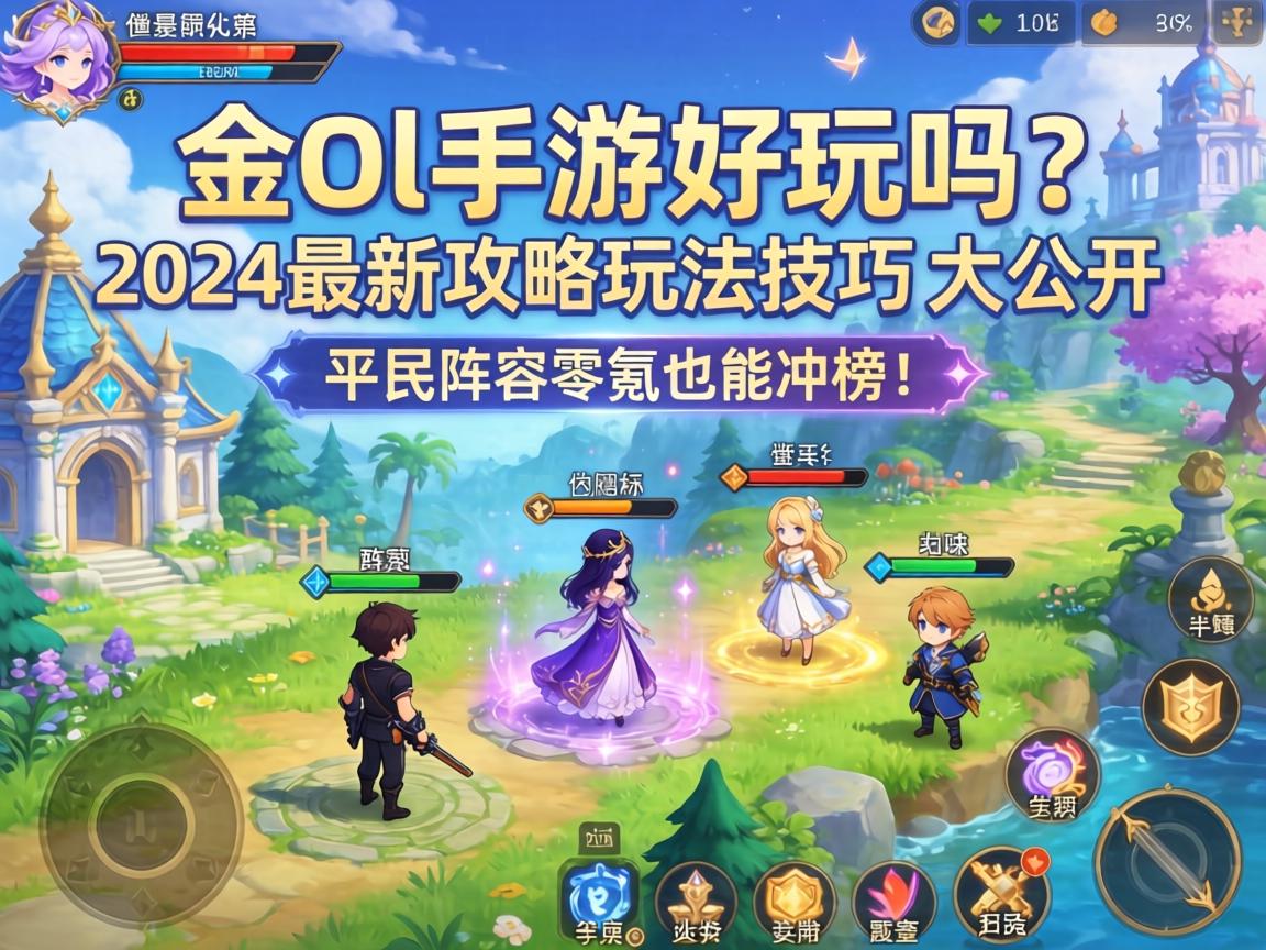 仙境ol手游好玩吗？2024最新攻略玩法技巧大公开，平民阵容零氪也能冲榜！