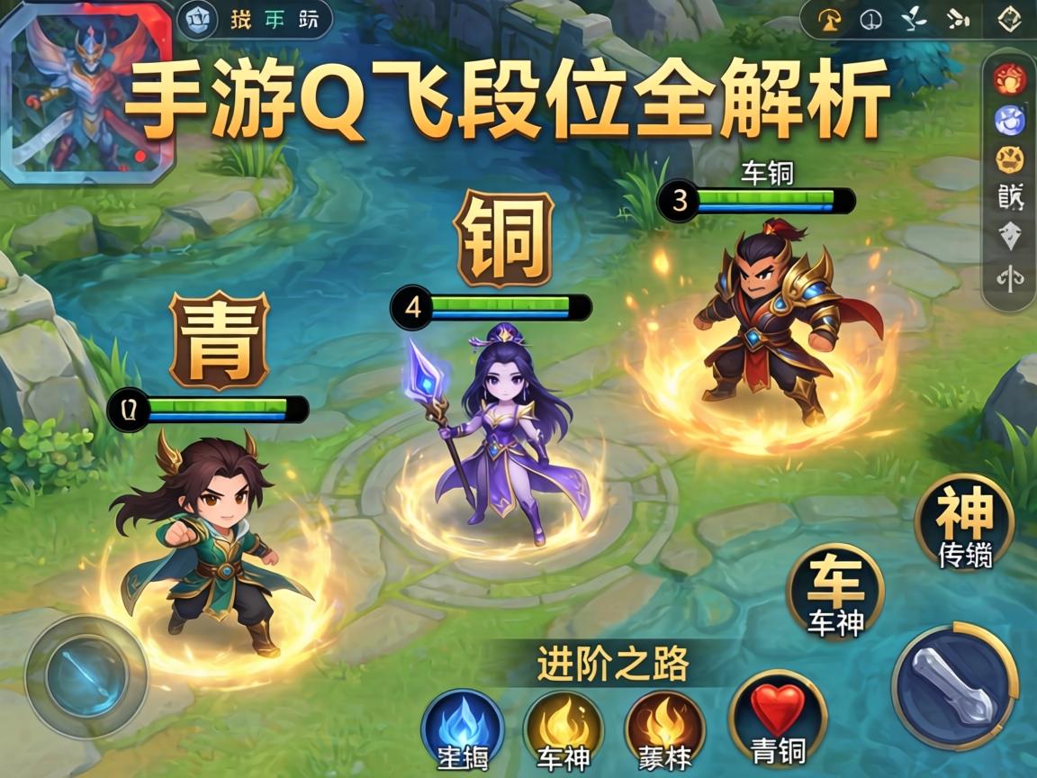 手游Q飞段位全解析，从青铜到车神的进阶之路