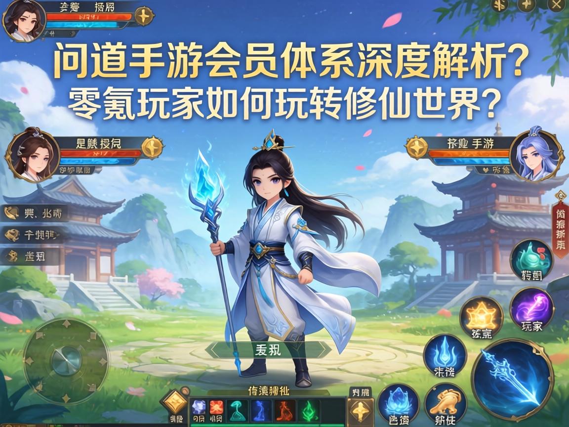 问道手游会员体系深度解析，零氪玩家如何玩转修仙世界？