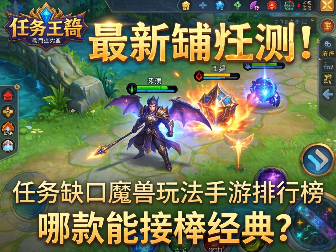 最新实测!任务缺口魔兽玩法手游排行榜,哪款能接棒经典?