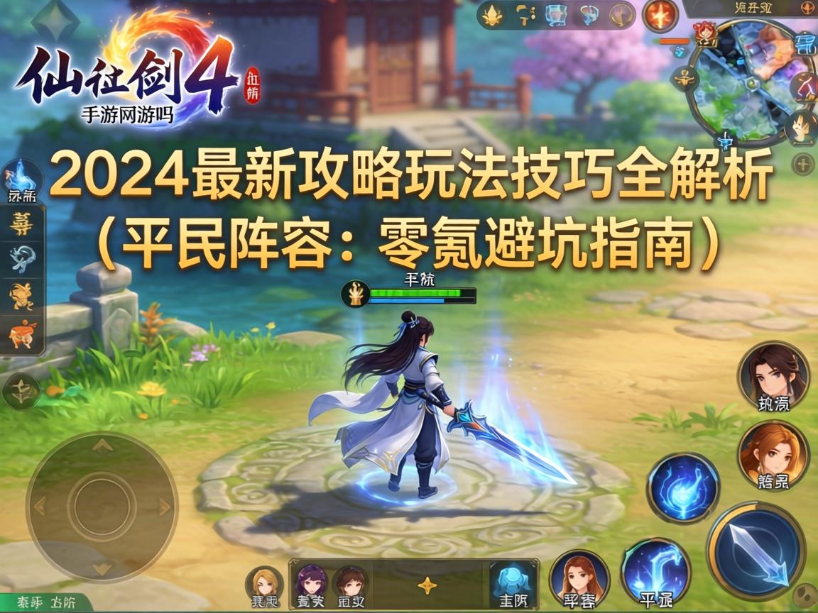 仙剑4手游是网游吗？2024最新攻略玩法技巧全解析（平民阵容/零氪避坑指南）