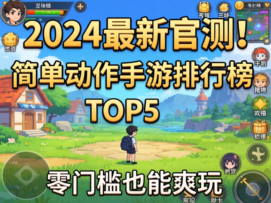 2024最新实测！简单动作手游排行榜TOP5，零门槛也能爽玩