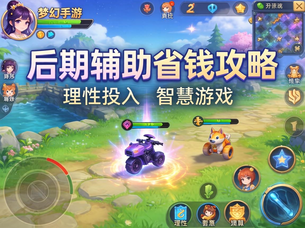 梦幻手游后期辅助省钱攻略,理性投入,智慧游戏