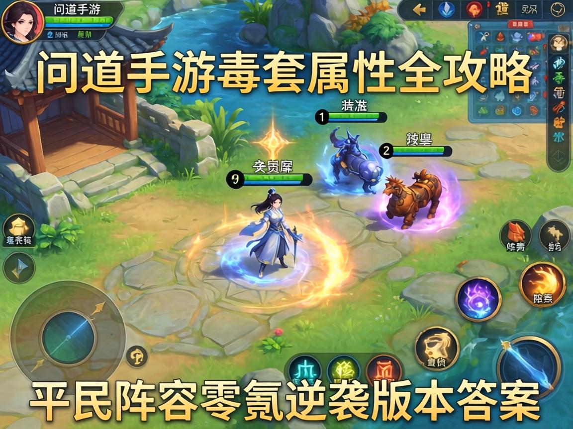 问道手游毒套属性全攻略,平民阵容零氪逆袭版本答案
