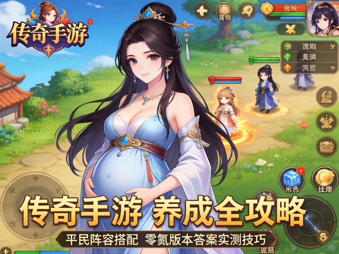 传奇手游孕妇角色养成全攻略,平民阵容搭配与零氪版本答案实测技巧