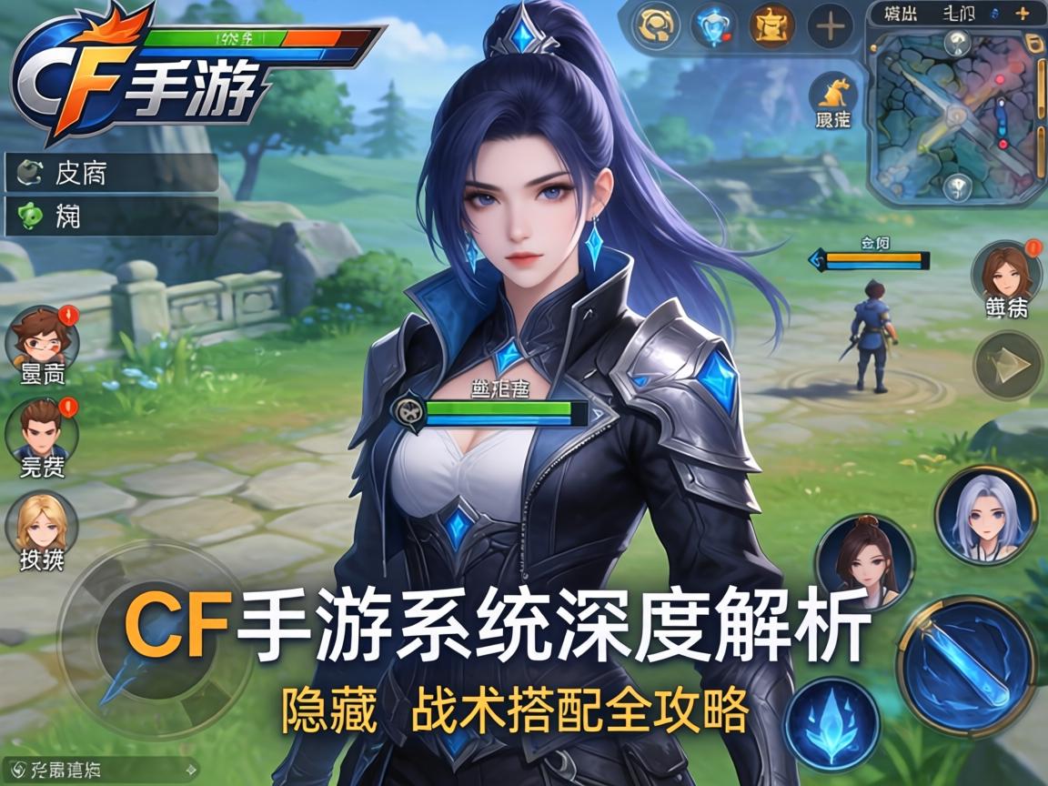 CF手游角色系统深度解析，隐藏提示与战术搭配全攻略