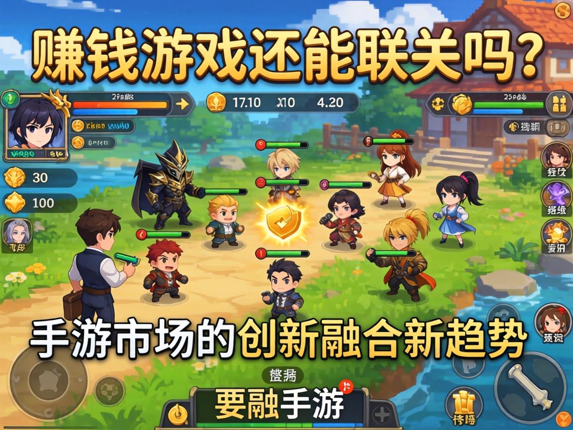赚钱游戏还能联机吗？手游市场的创新融合新趋势