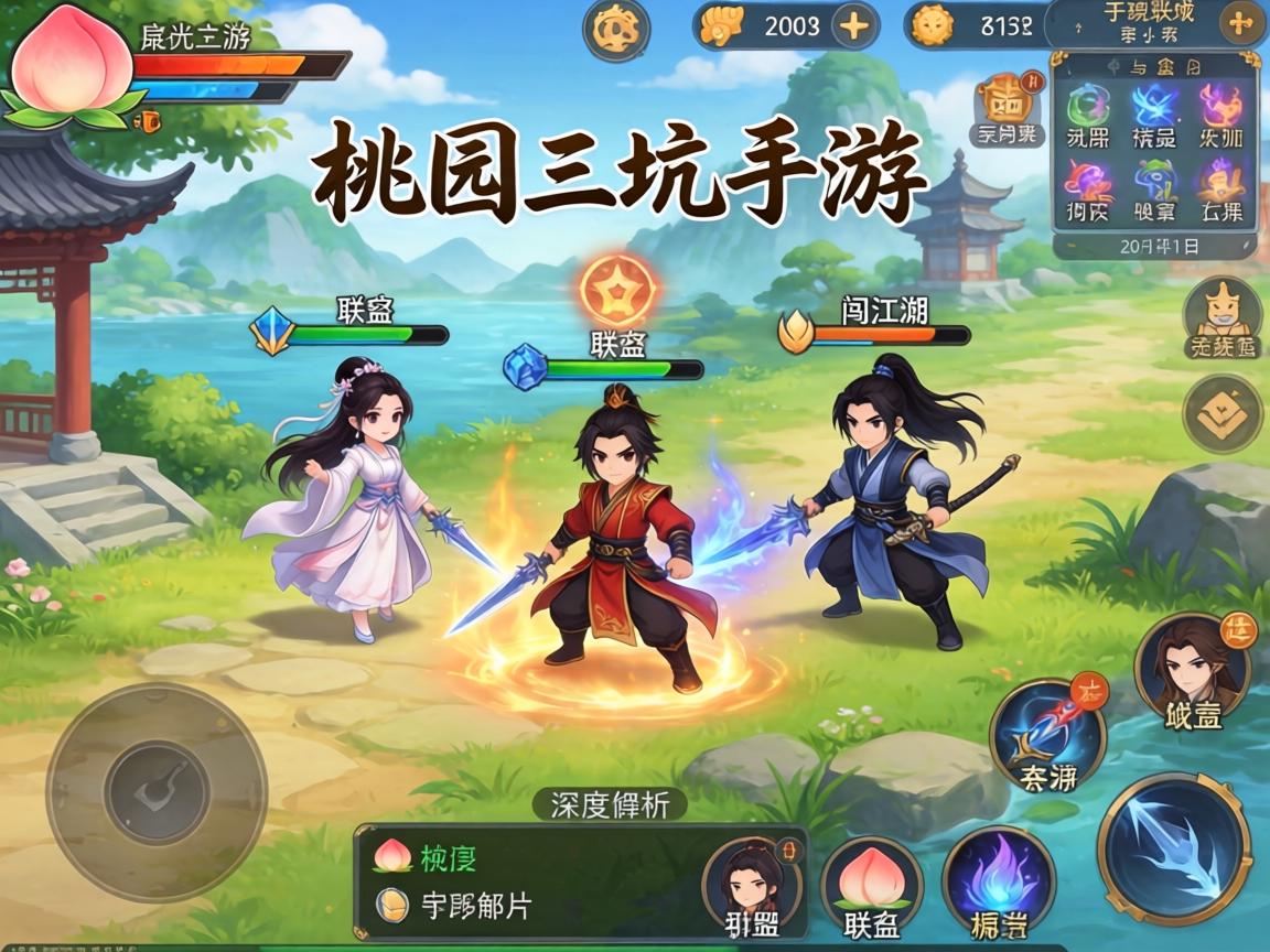 桃园三坑手游,能否联机共闯江湖的深度解析