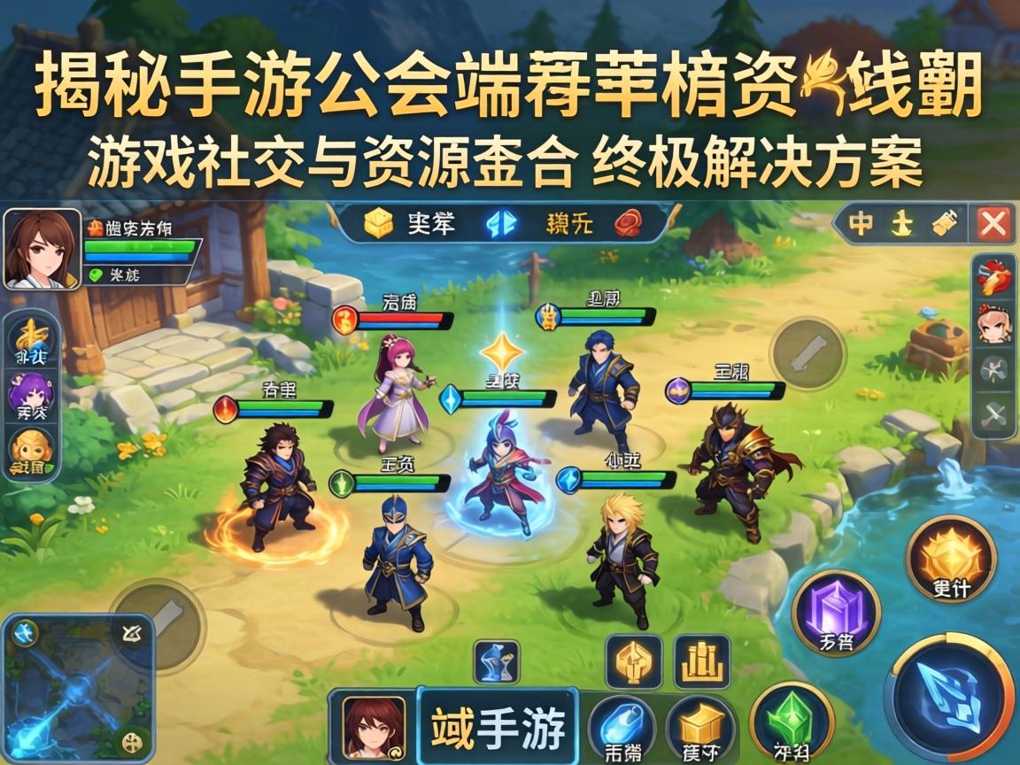揭秘手游公会端，游戏社交与资源整合的终极解决方案