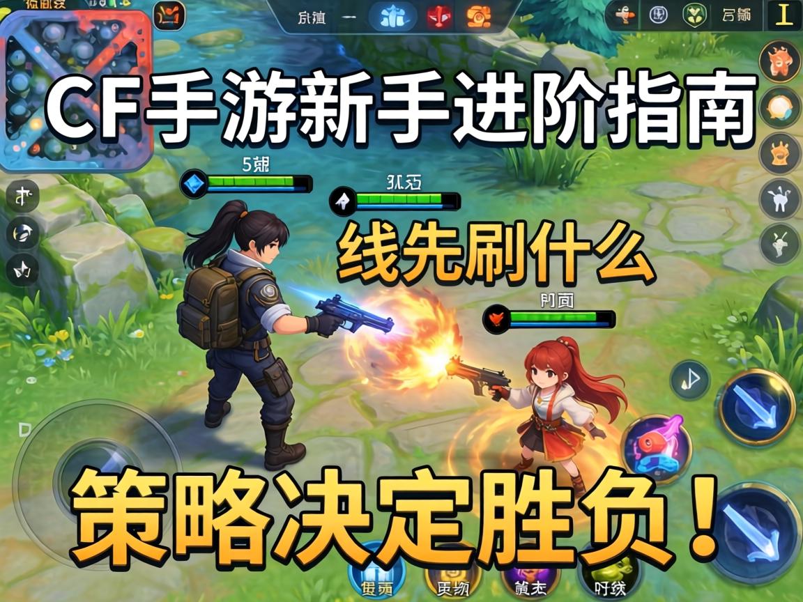 CF手游新手进阶指南，线先刷什么，策略决定胜负！