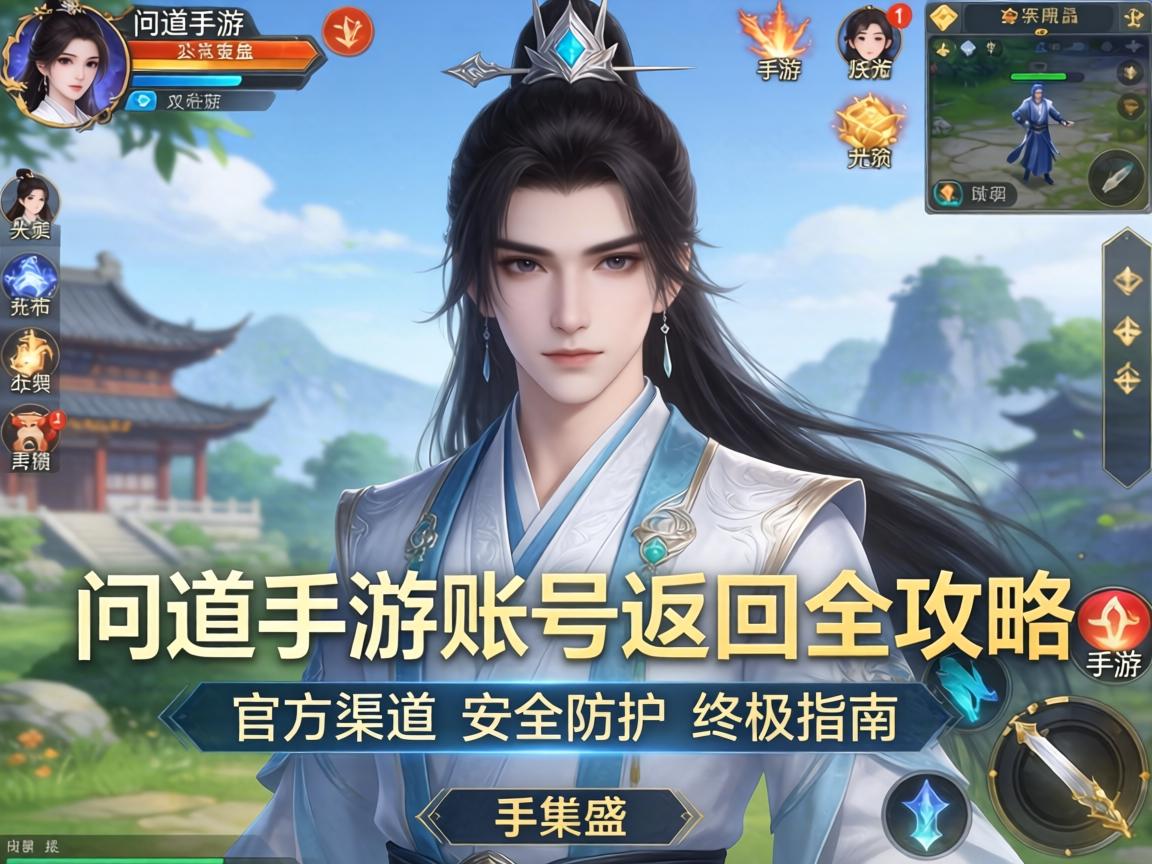 问道手游账号找回全攻略，从官方渠道到安全防护的终极指南