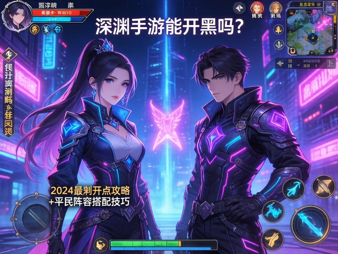 霓虹深渊手游能开黑吗？2024最新开黑攻略+平民阵容搭配技巧