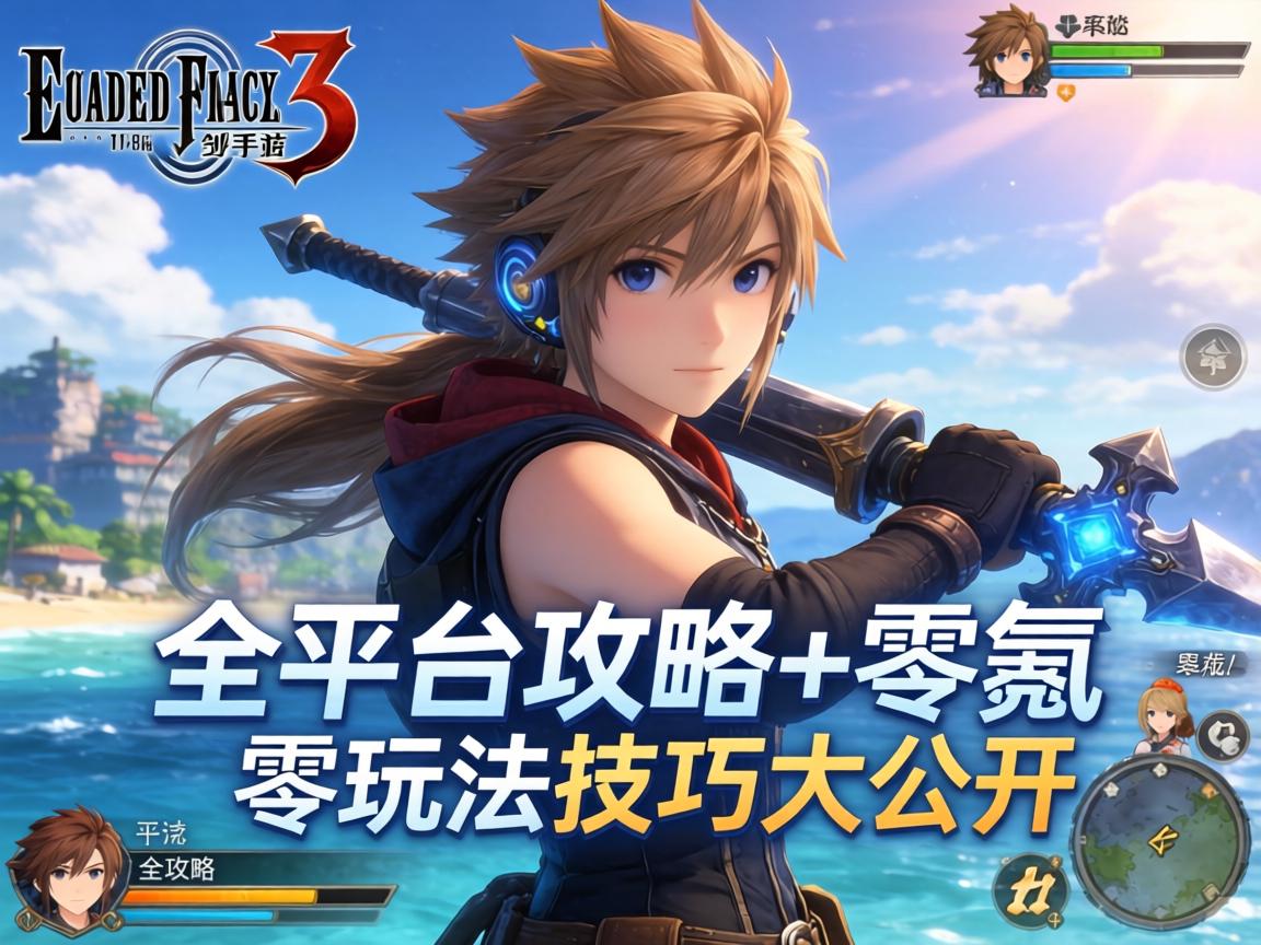 王国之心3手游叫什么?全平台攻略+零氪玩法技巧大公开