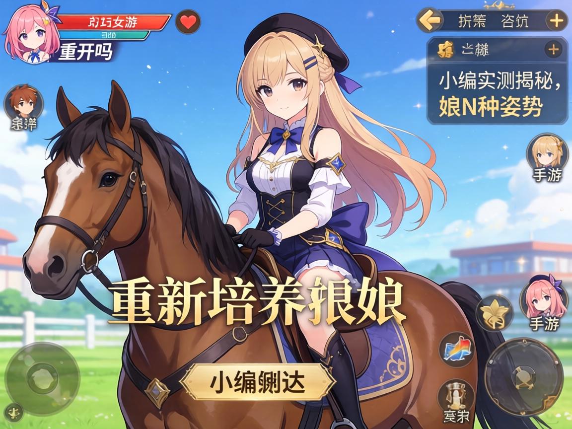 赛马娘手游可重开吗？小编实测揭秘，重新培养马娘的N种姿势