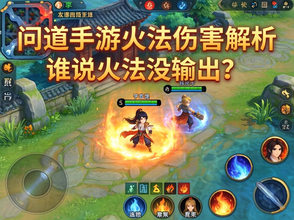 问道手游火法伤害解析,谁说火法没输出?