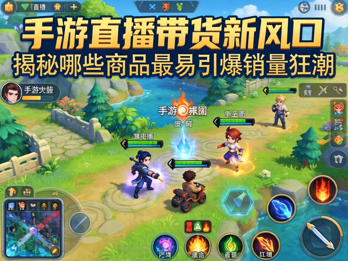 手游直播带货新风口，揭秘哪些商品最易引爆销量狂潮