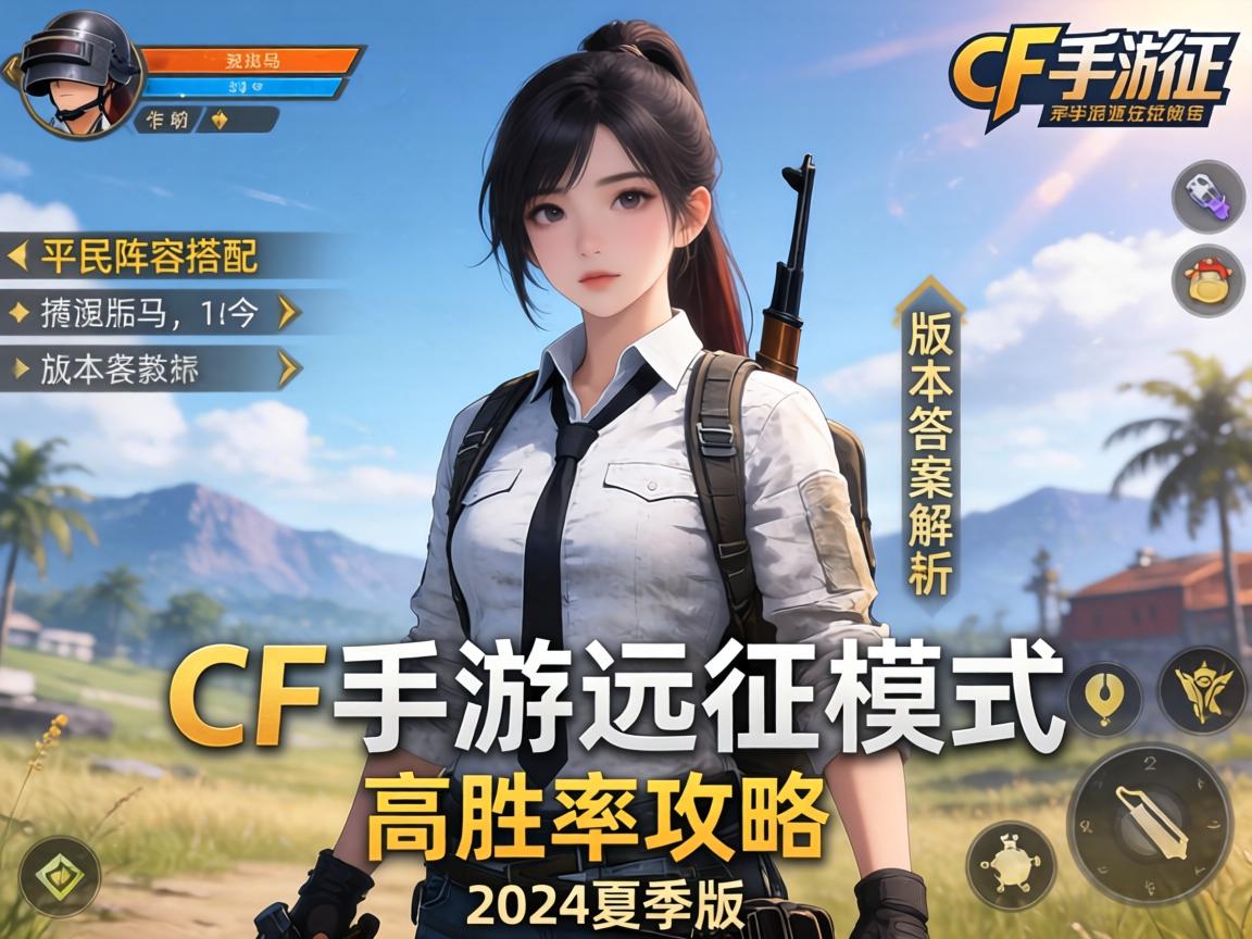 CF手游远征模式高胜率攻略，平民阵容搭配与版本答案解析（2024夏季版）