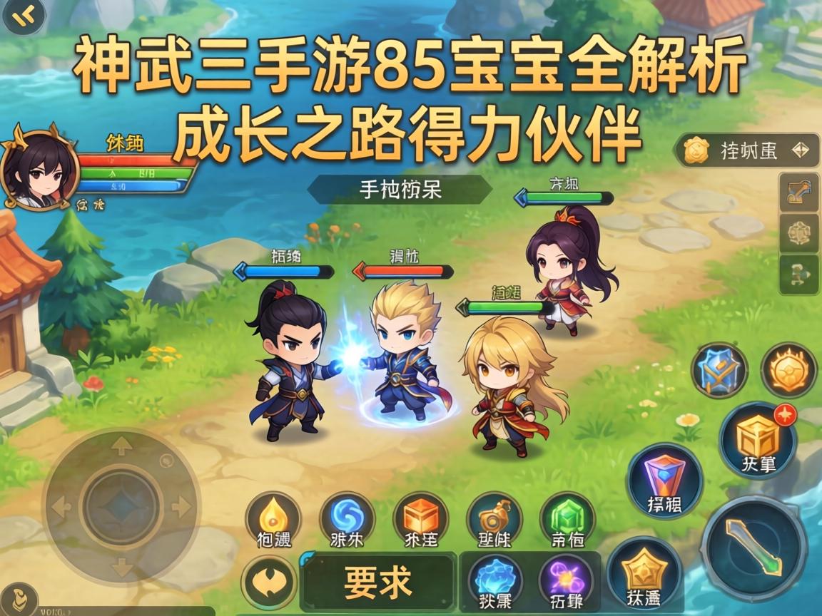 神武三手游85宝宝全解析,成长之路的得力伙伴