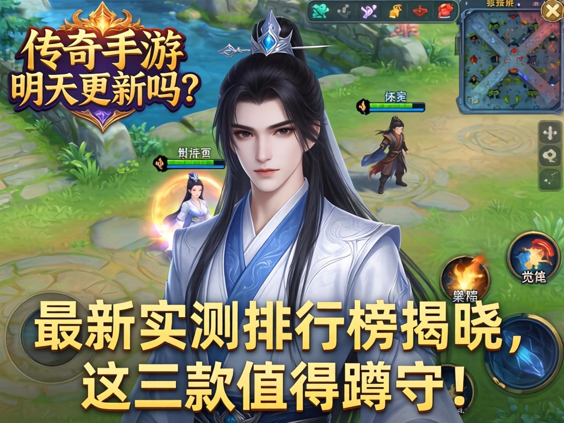 传奇手游明天更新吗?最新实测排行榜揭晓,这三款值得蹲守!