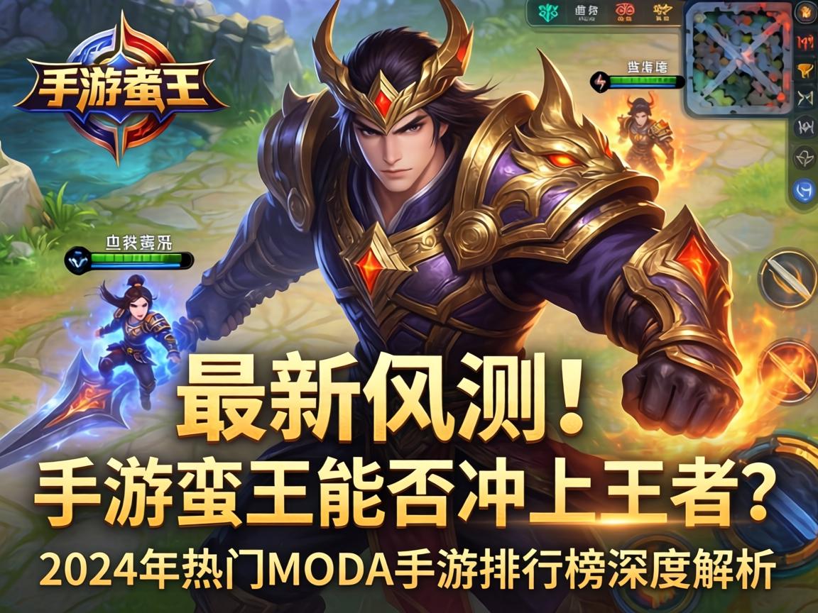 最新实测!手游蛮王能否冲上王者?2024年热门MOBA手游排行榜深度解析