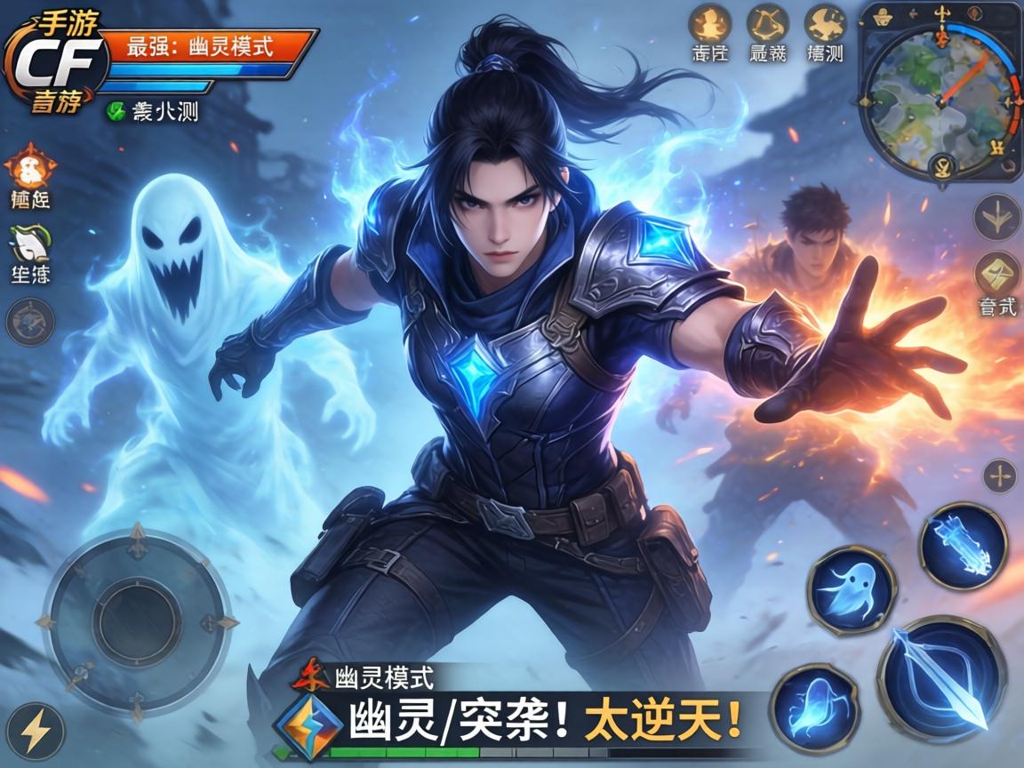 CF手游幽灵模式最强角色实测,这些幽灵的隐身与突袭能力太逆天!