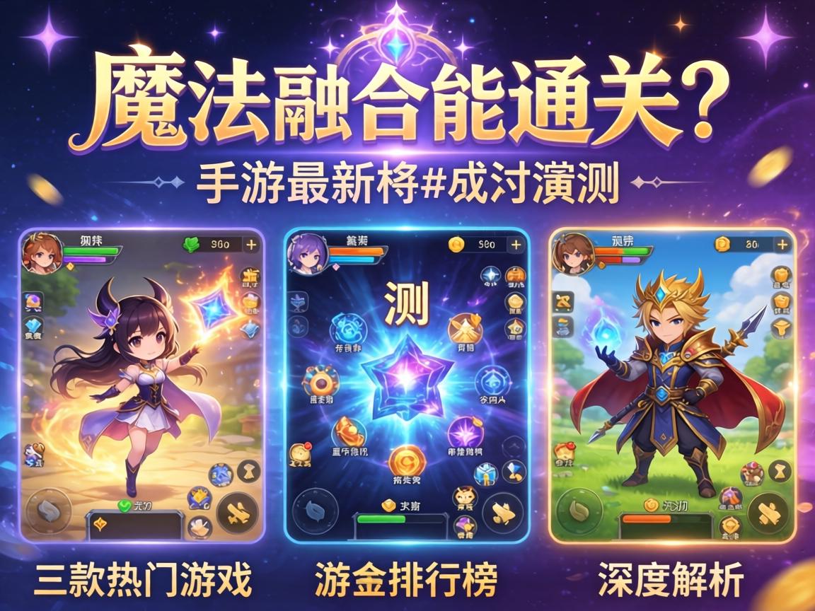 魔法融合能通关吗手游最新实测，三款热门游戏排行榜深度解析