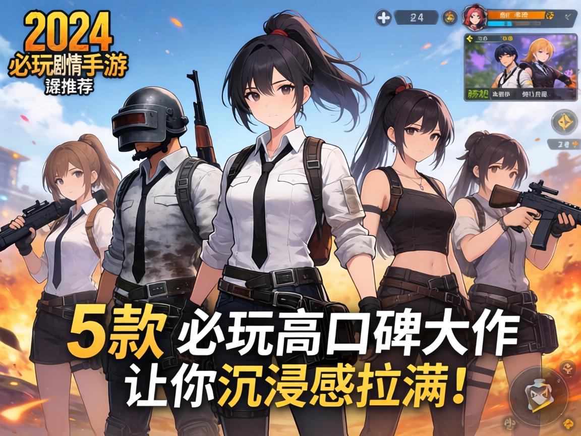 2024必玩动作剧情手游推荐，这5款高口碑大作让你沉浸感拉满！