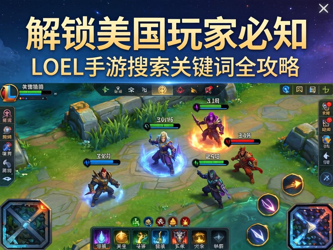 解锁美国玩家必知，LOL手游搜索关键词全攻略
