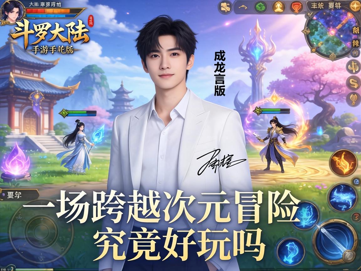 斗罗大陆手游成龙代言版，一场跨越次元的奇幻冒险，究竟好玩吗？