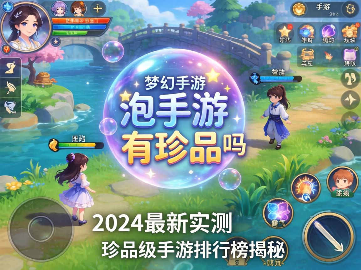 梦幻手游泡泡有珍品吗?2024最新实测与珍品级手游排行榜揭秘