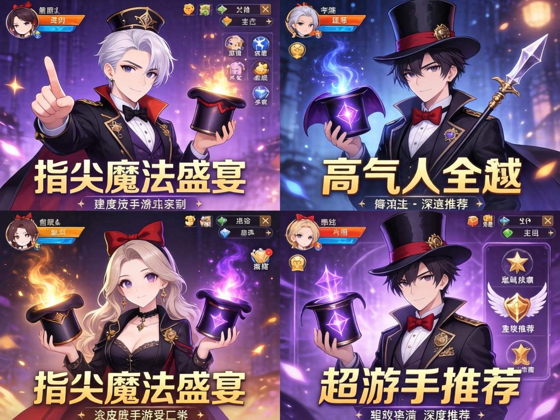指尖魔法盛宴,五款高人气魔术师主题皮肤手游深度推荐