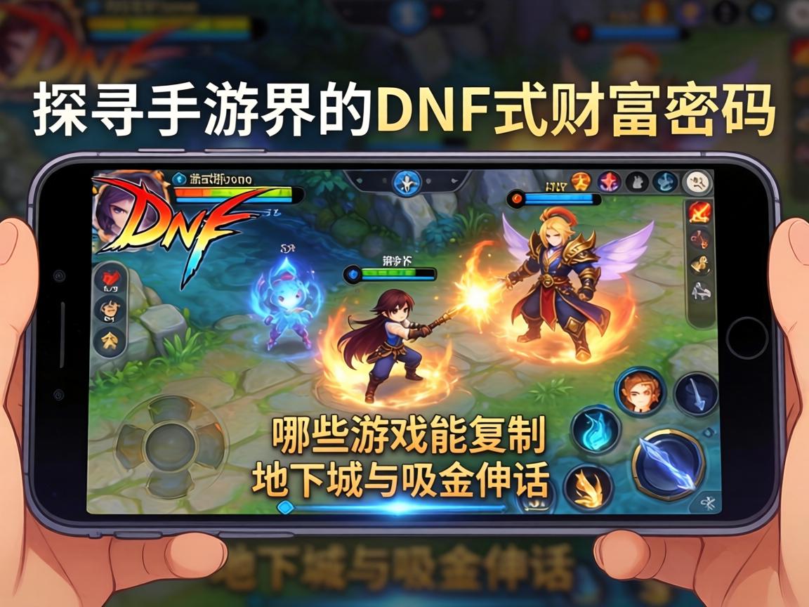 探寻手游界的DNF式财富密码,哪些游戏能复制地下城与勇士的吸金神话?