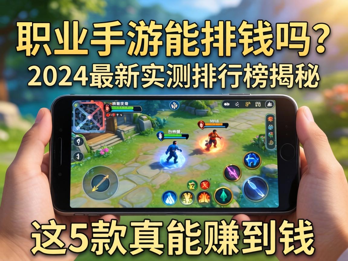 职业手游能挣钱吗？2024最新实测排行榜揭秘，这5款真能赚到钱