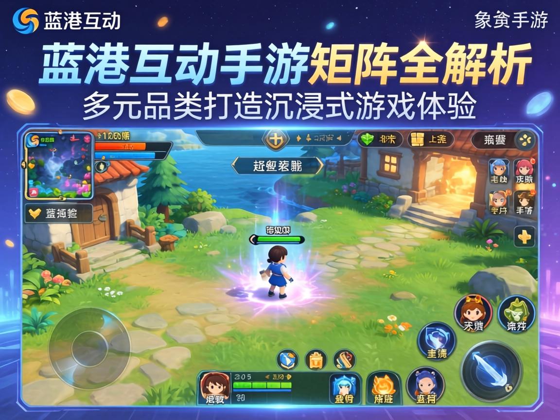 蓝港互动手游矩阵全解析，多元品类打造沉浸式游戏体验