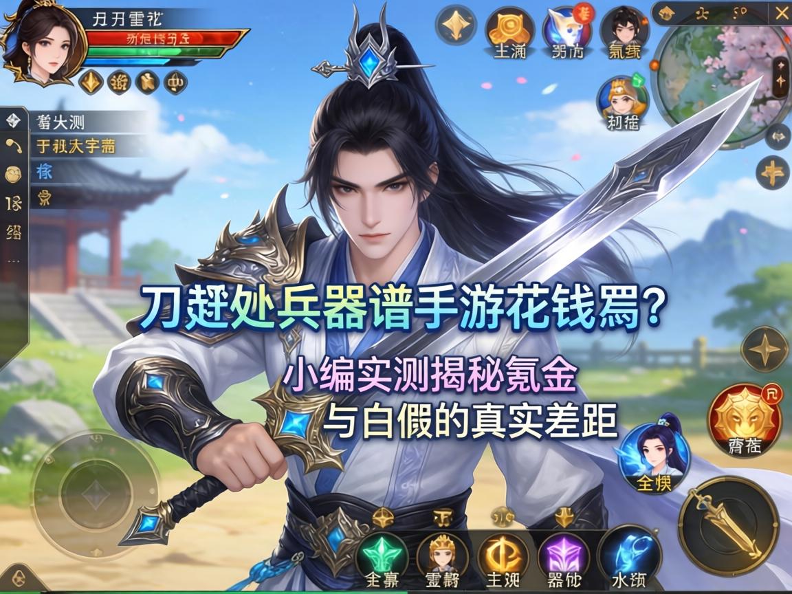 刀剑兵器谱手游花钱吗？小编实测揭秘氪金与白嫖的真实差距