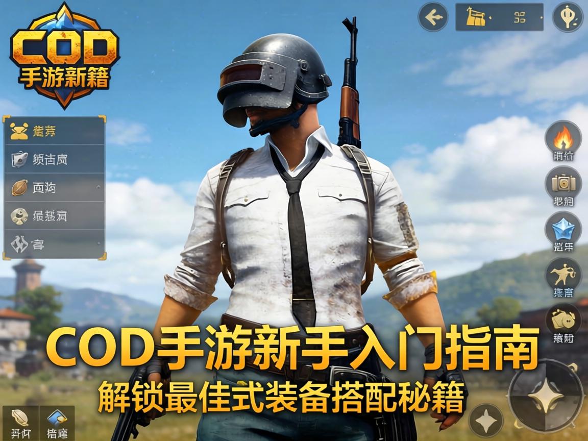 COD手游新手入门指南,解锁最佳武器与装备搭配秘籍