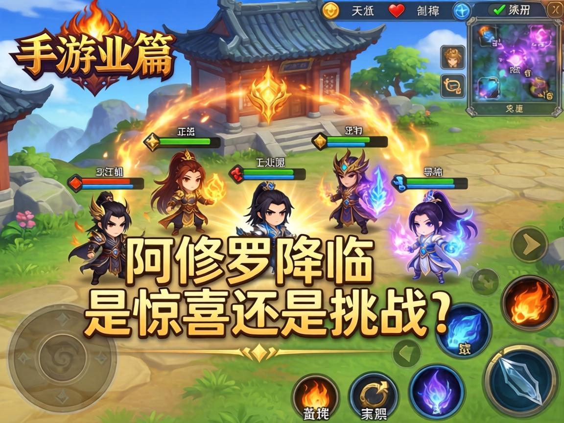 手游新篇，阿修罗降临，是惊喜还是挑战？