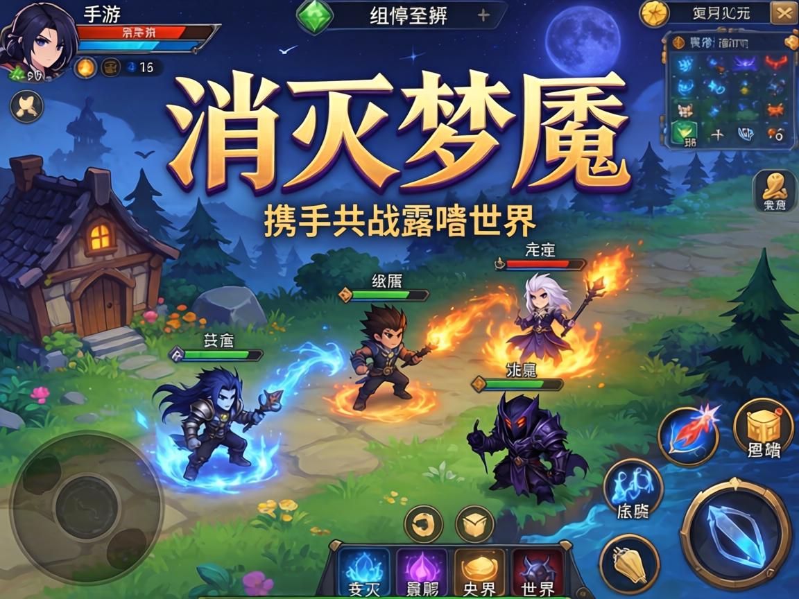 手游消灭梦魇，组队玩法全解析，携手共战黑暗世界