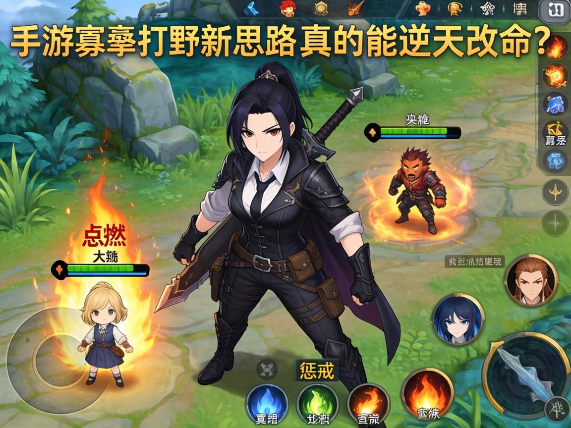 手游寡妇打野新思路，点燃惩戒流真的能逆天改命？