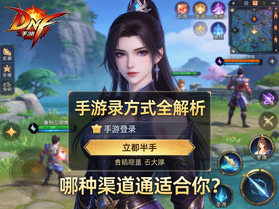 DNF手游登录方式全解析，哪种渠道更适合你？