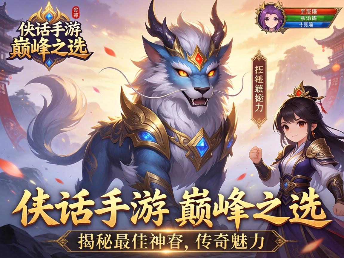 大话手游巅峰之选，揭秘最佳神兽的传奇魅力