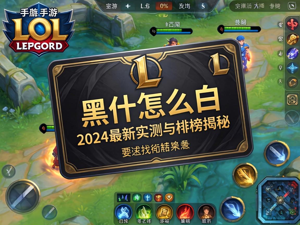 LOL手游黑卡什么意思?2024最新实测与排行榜揭秘