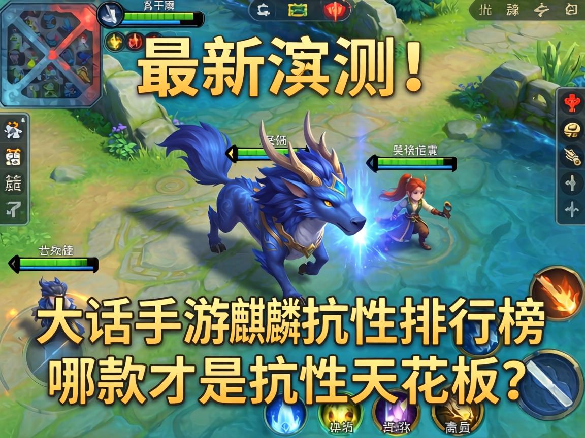 最新实测!大话手游麒麟抗性排行榜,哪款才是抗性天花板?