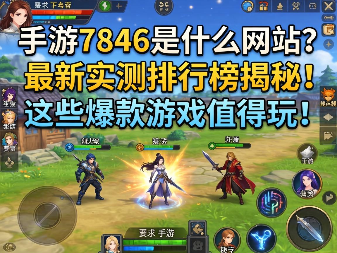 手游7846是什么网站？最新实测排行榜揭秘，这些爆款游戏值得玩！