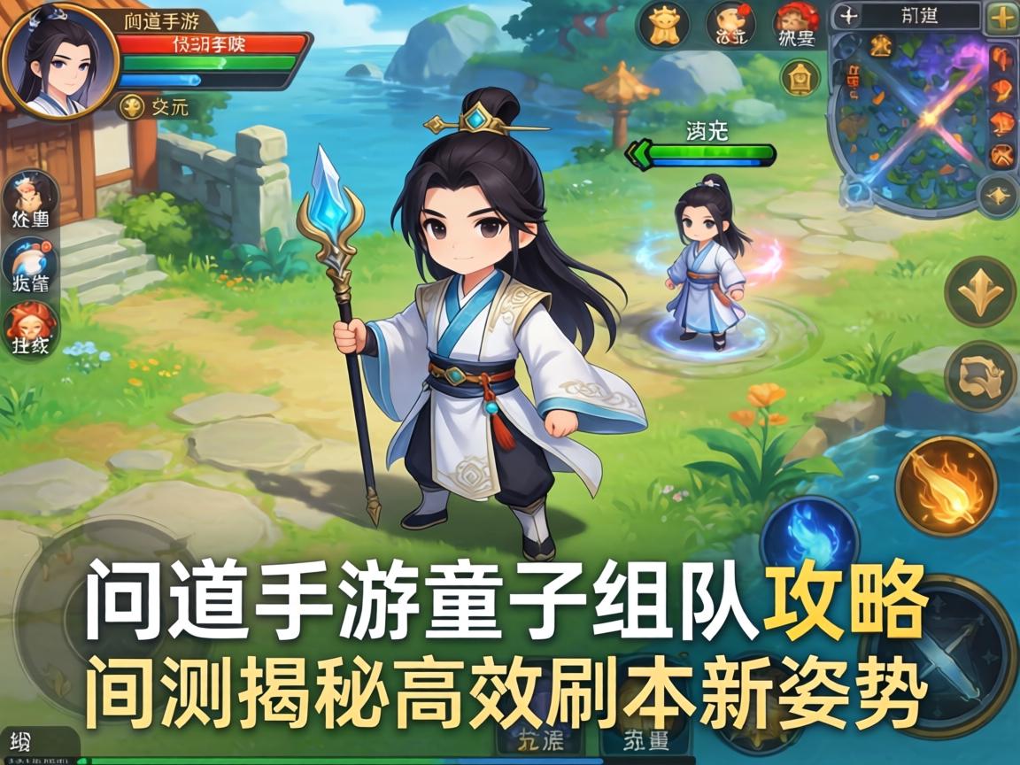 问道手游童子组队攻略,实测揭秘高效刷本新姿势