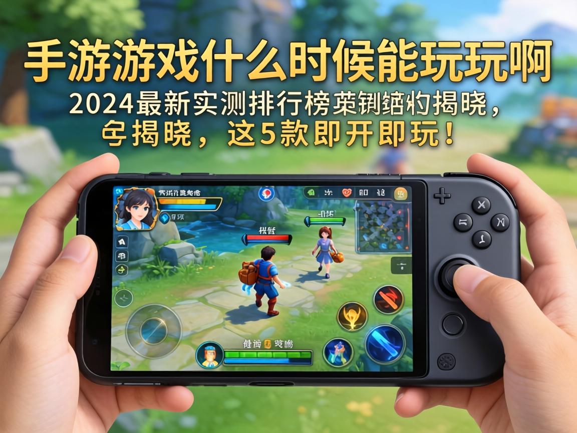 手游游戏什么时候能玩啊？2024最新实测排行榜揭晓，这5款即开即玩！