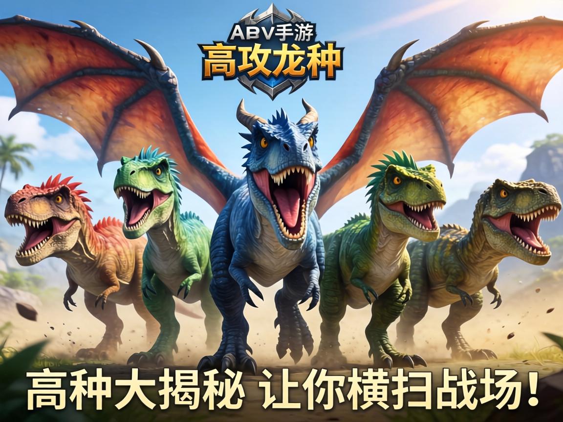 方舟手游高攻龙种大揭秘，这5只恐龙让你横扫战场！