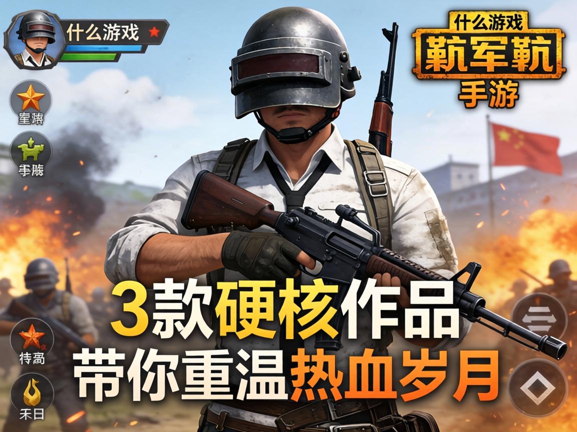 什么游戏可以抗日手游？这3款硬核作品带你重温热血岁月