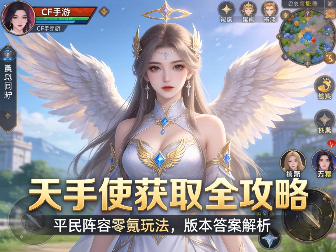 CF手游天使获取全攻略,平民阵容零氪玩法与版本答案解析